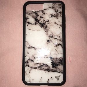 Wildflower iPhone 7 Plus case- Marble